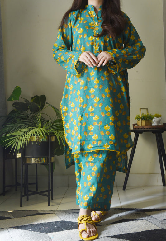 CLASSIC PRINTED PURE LAWN STITCHED SUIT FOR WOMENS