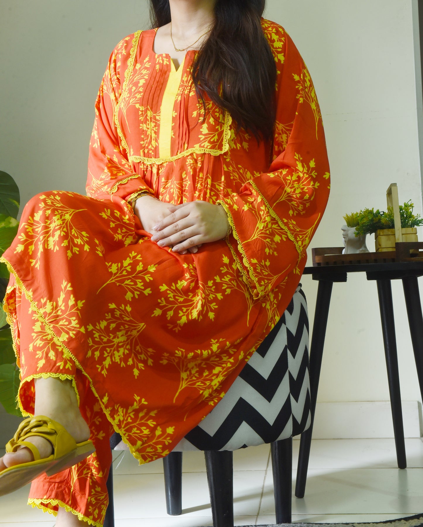 Introducing Gul-e-Shokh: Exquisite Printed Summer Linen Stitched Suit for Womens