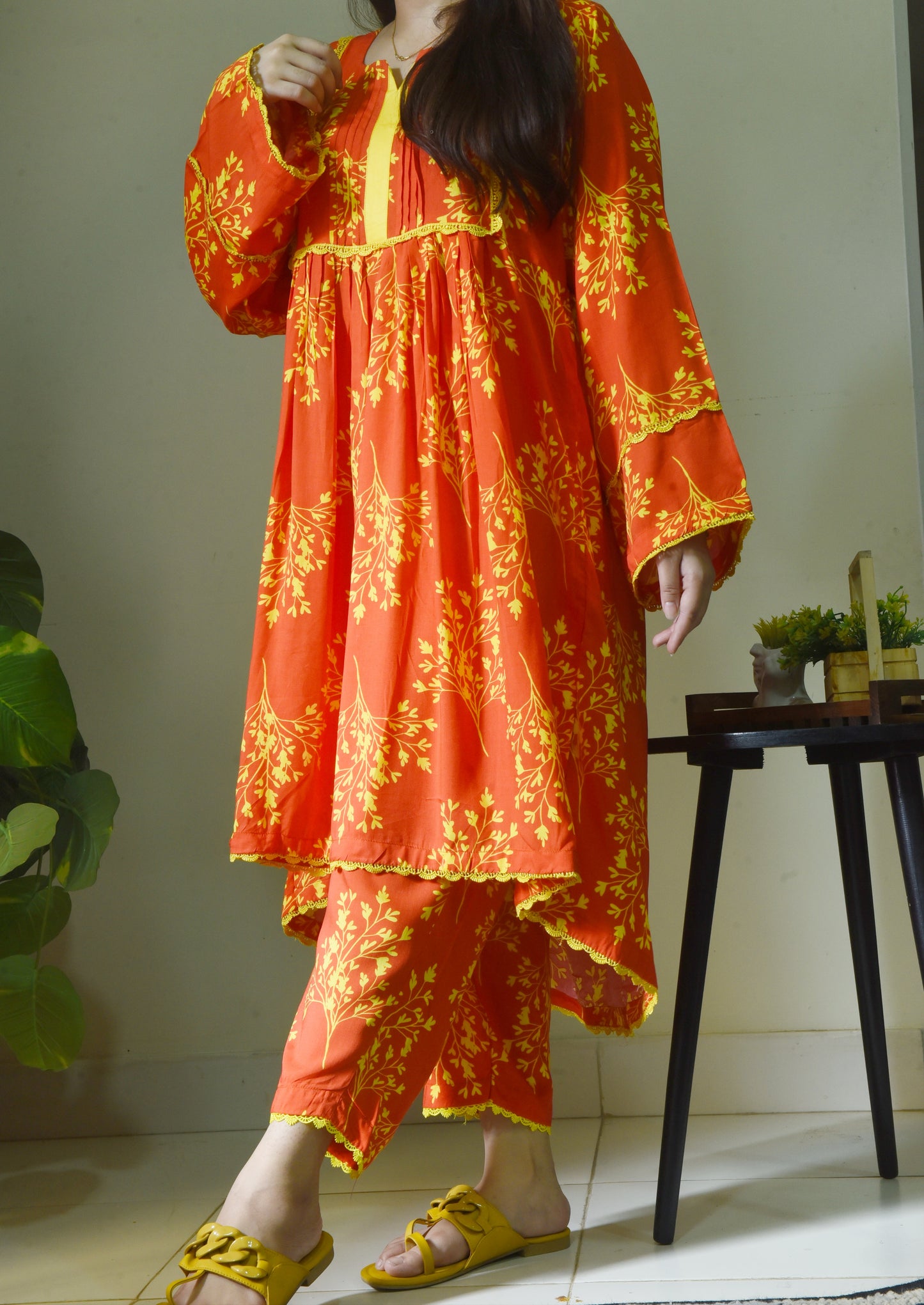 Introducing Gul-e-Shokh: Exquisite Printed Summer Linen Stitched Suit for Womens