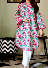 GUL E SHAM | PRINTED KURTI | ONE PIECE | CAMBRIC FABRIC / STUFF